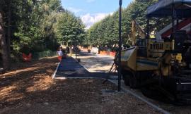 San Severino, iniziati i lavori in via d'Alessandro. Il ministro Bussetti all'apertura della scuola