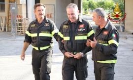 Dopo 33 anni di servizio il Comando dei Vigili del fuoco saluta Tarcisio Fermanelli