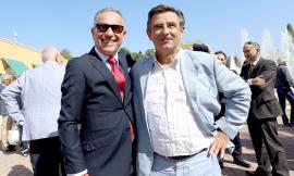 Brindisi e festeggiamenti per salutare Tarcisio Fermanelli (Foto)