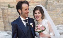 Claudiano e Martina sposi: gli auguri del colleghi vigili del fuoco