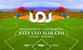 Domenica 14 ottobre "United DJ's for Children" inaugura il Campo Sportivo Stefano Marano a Gualdo