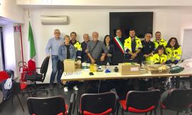 San Ginesio, la Protezione Civile di Mantova dona un ponte radio
