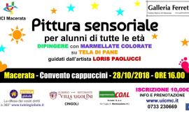 Dipingere con la marmellata: a Macerata il laboratorio di pittura sensoriale