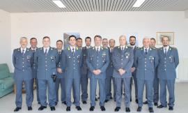 Guardia di Finanza di Macerata: il generale di brigata Fabrizio Toscano in visita alla Tenenza di Camerino