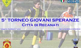 Recanati, quinta edizione del Torneo Giovani Speranze