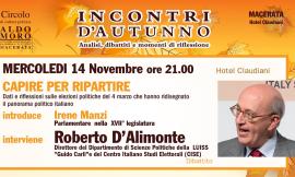 Circolo Aldo Moro, mercoledì sarà ospite il Prof. Roberto D'Alimonte