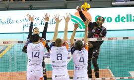 Volley, la Lube Civitanova batte Siena in quattro set e torna seconda