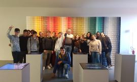Gli studenti dell'ITE Filelfo di Tolentino in visita al Poltrona Frau Museum