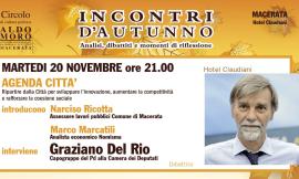 Macerata, Incontri d'Autunno: Graziano Del Rio ospite martedì 20 novembre