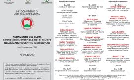 54° Convegno di "Studi Maceratesi" - Andamento del clima e fenomeni metereologici di rilievo nelle Marche centro-meridionali