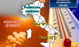 Meteo-ribaltone: dal gelo ad un caldo invernale sopra la media