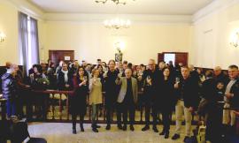 Civitanova, tradizionale scambio di auguri natalizi tra il sindaco Ciarapica e la sua giunta