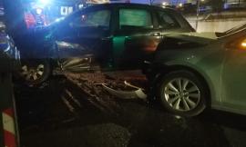 Macerata, Frontale tra due auto, cinque i feriti