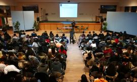 Macerata, Liceo Leopardi: il professor Tondi ospite alla conferenza sul rischio sismico (FOTO)