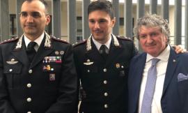 Masciarelli saluta la Compagnia dei Carabinieri di Tolentino