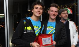 Festa grande per Lorenzo Baldassarri, il centauro di Montecosaro protagonista del Mondiale di Moto2. (FOTO)