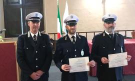 Tolentino, encomi al merito per due agenti della Polizia Locale