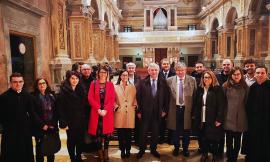 Il Presidente Tajani a Tolentino: "A disposizione di sindaci e cittadini per risolvere ogni questione sulla ricostruzione" (FOTO)