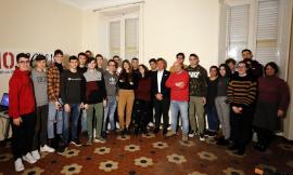 I ragazzi del "Galilei" in visita da Picchio News: giornalismo e scuola si incontrano (FOTO E VIDEO)