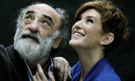 Alessandro Haber e Lucrezia Lante della Rovere, al Teatro di San Severino Marche, con "Il Padre"