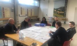 Visita ispettiva ieri a Caldarola per la realizzazione del nuovo Municipio