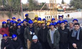 Macerata, "pubblico" d'eccezione per i cantieri della Nuova Villalba (FOTO E VIDEO)