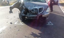Treia. Frontale tra auto e furgone lungo la Cingolana: coinvolto Don Pio, parroco di Appignano (FOTO)