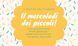 Si apre il calendario dei mercoledì al centro per le famiglie di Civitanova Alta