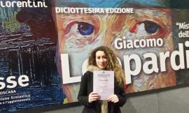 Con l'inedito ispirato a Leopardi, Bianca Semplici è stata premiata con menzione speciale ai Colloqui Fiorentini 2019