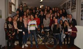 "Come si diventa campioni": Giorgio Farroni a tu per tu con ragazzi dell’Ipsia Corridoni (FOTO)