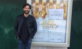 Simone Riccioni al cinema Rossini di Civitanova per presentare "La mia seconda volta"