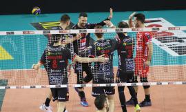 Volley SuperLega, la Lube suona la nona sinfonia: secco 3-0 al Vibo e terzo posto