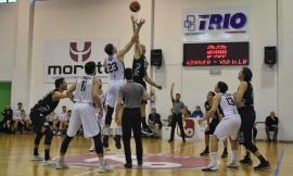 Basket Serie B, terza sconfitta consecutiva per la Rossella Civitanova che cade contro l'Ancona