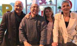 Montecosaro, "Pane&Cuore" fa centro: lo chef Mazzaroni brinda con Ambalt