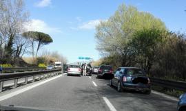 Civitanova, triplice incidente in superstrada: traffico bloccato in direzione mare