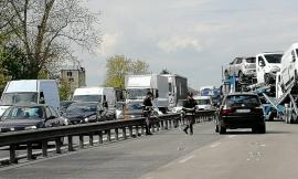 Civitanova, uomo investito in superstrada: trasportato a Torrette in eliambulanza (FOTO)