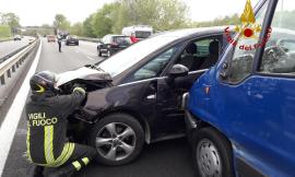 Corridonia, incidente tra due auto lungo la SS 77: un ferito in Ospedale