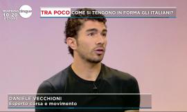 L'ultrarunner di Civitanova Marche Daniele Vecchioni ospite a Mattino Cinque