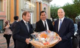 Il Sindaco di San Ginesio a Dolceacqua per l'inaugurazione della  mostra su Monet