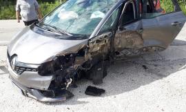 Civitanova, auto si schianta contro una betoniera: un ferito all'Ospedale (FOTO)