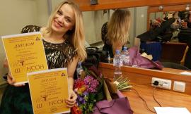 Civitanova, Anna Romiti vince un concorso canoro a San Pietroburgo (FOTO)