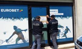 Macerata, il Questore Pignataro chiude l'Eurobet di via Morbiducci (FOTO E VIDEO)