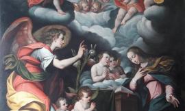 Post-sisma: la tela della Chiesa dell’Annunziata di Arquata torna al suo antico splendore (FOTO)