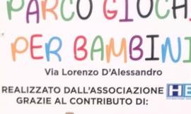 San Severino, nuovo parco giochi: lunedì l'inaugurazione