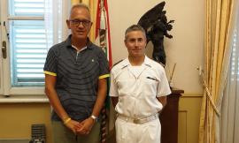 Civitanova, il sindaco Ciarapica incontra il neo Comandante della Capitaneria di Porto Gentilini