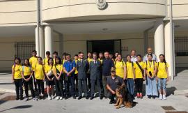 Macerata, gli studenti di Taicang in visita alla Guardia di Finanza