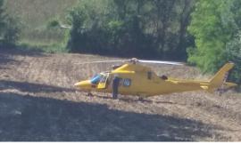 Esanatoglia, cade sulla pista da cross: 11enne trasferito a Torrette in eliambulanza