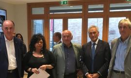 Tolentino, il presidente della FIGC Gabriele Gravina incontra il Rotary