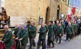 I cacciatori maceratesi alla tradizionale processione di San Giuliano