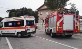 Auto ribaltata a Corridonia, una donna finisce in ospedale